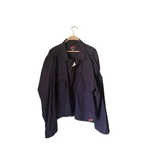 red wing safety blue flame resistant jacket 6202 size‎ 2XL 50-54 inches